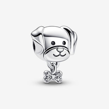 Dog and Bone Charm