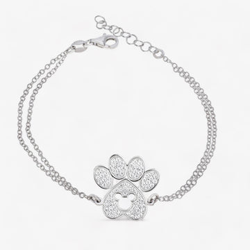 Silver Mickey Mouse Pati Bileklik