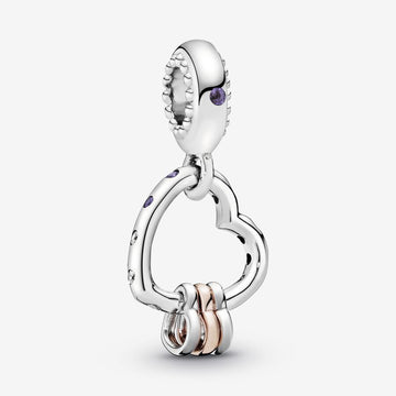 Triple Heart Shaking Charm