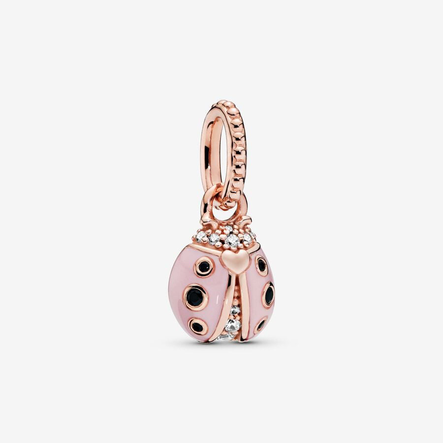 Pink Ladybug Charm
