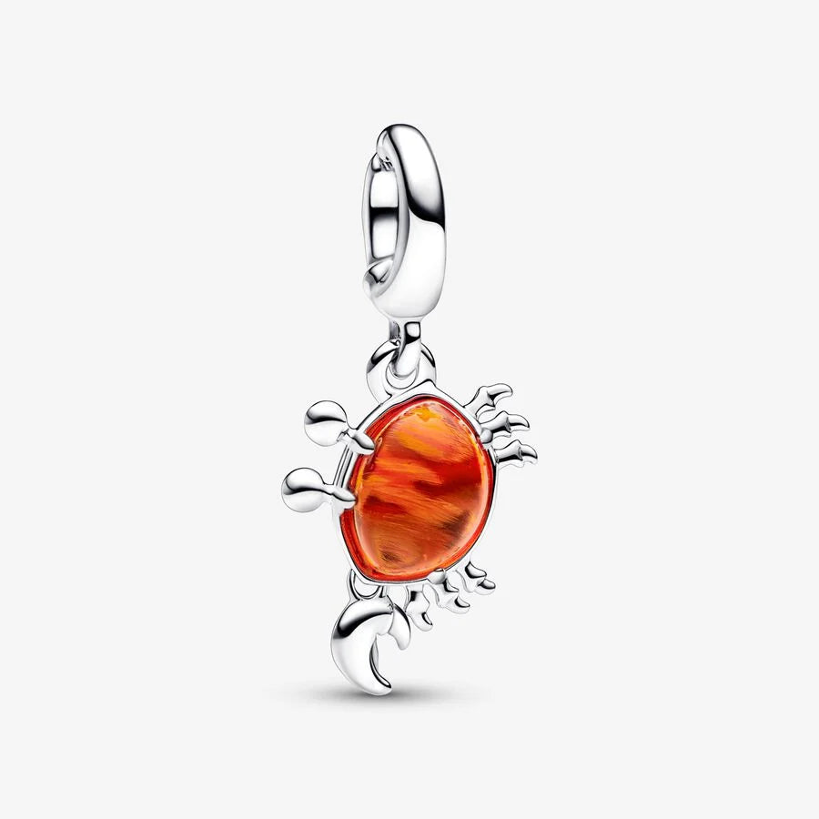 The Little Mermaid Sebastian Crab Pendant Charm