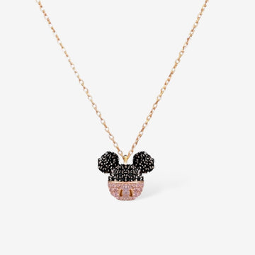 Helsinki Mickey Mouse 14 Ayar Altın Kaplama Gümüş Kolye