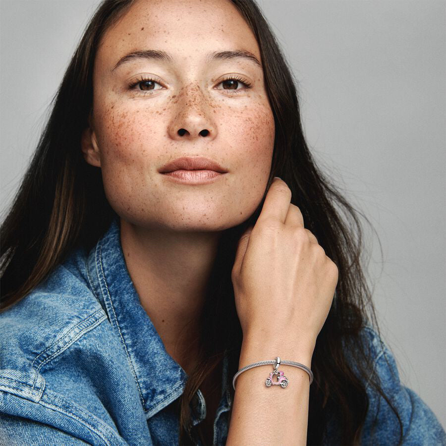 Pembe Motosiklet Charm