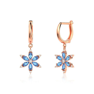 Aqua Lotus Gümüş Küpe